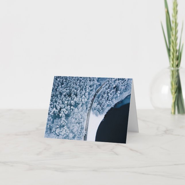 Tarjeta En El Camino De Los Navidades (Anverso)