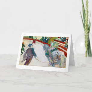 Tarjeta En el Circo, Lautrec