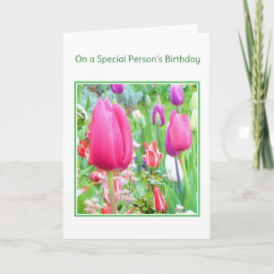 Tarjeta En el cumpleaños de una persona especial... religi