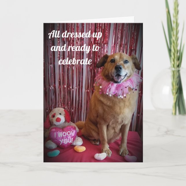 TARJETA EN EL DÍA DE SAN VALENTÍN/TODOS LOS DÍAS TE AMO (Anverso)