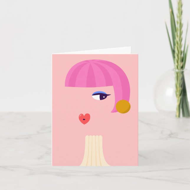 Tarjeta En el espejo (Anverso)