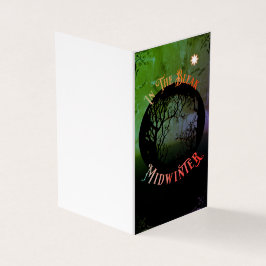 Tarjeta En el invierno medio desolador