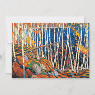 Tarjeta En el norte por Tom Thomson,