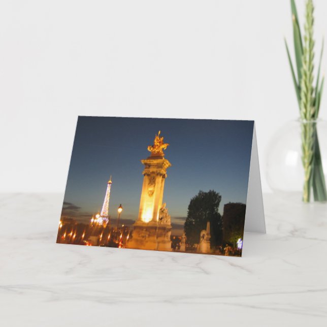 Tarjeta En el puente de Alexander (Anverso)