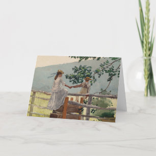 Tarjeta En el Stile Winslow Homer