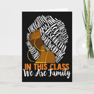 Tarjeta En Esta Cl Somos Familia Mes de la Historia Negra
