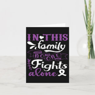 Tarjeta En Esta Familia Nadie Lucha Solo Cance Pancreático