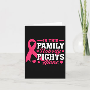Tarjeta En Esta Familia Nadie Lucha Solo Contra El Cáncer 