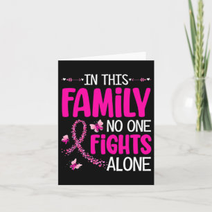 Tarjeta En Esta Familia Nadie Lucha Solo Contra El Cáncer