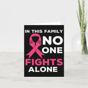 Tarjeta En Esta Familia Nadie Lucha Solo Contra El Cáncer