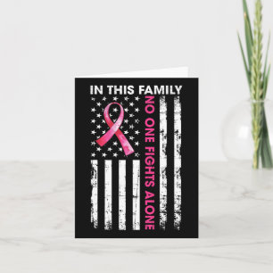 Tarjeta En Esta Familia Nadie Lucha Solo Contra El Cáncer