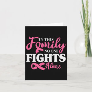 Tarjeta En Esta Familia Nadie Lucha Solo Contra El Cáncer