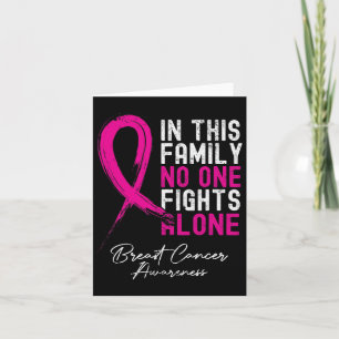Tarjeta En Esta Familia Nadie Lucha Solo Contra El Cáncer