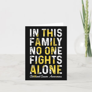 Tarjeta En esta familia nadie lucha solo contra el cáncer