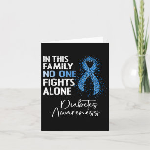 Tarjeta En Esta Familia Solo Lucha Contra La Diabetes T1d