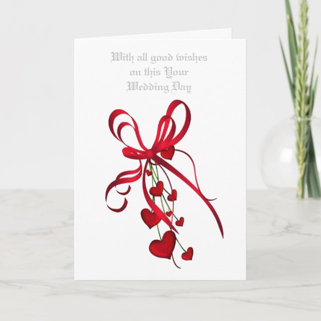 TARJETA EN ESTE DÍA DE BODA (Anverso)