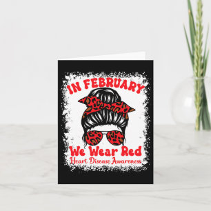 Tarjeta En Febrero Llevamos A Cabo Una Conciencia Sobre La