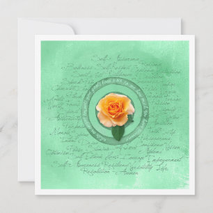 Tarjeta En flor