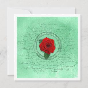 Tarjeta En flor