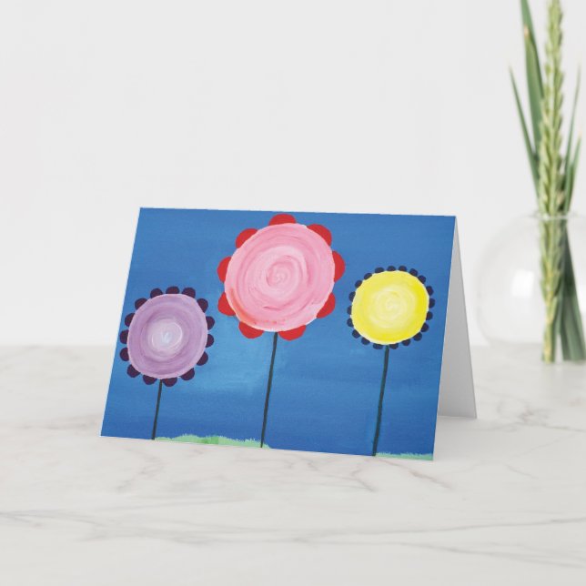 Tarjeta En Floración-Sarah (Anverso)