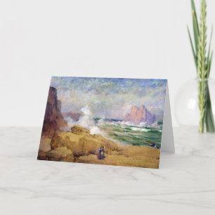 Tarjeta En la costa de California   William Henry Holmes