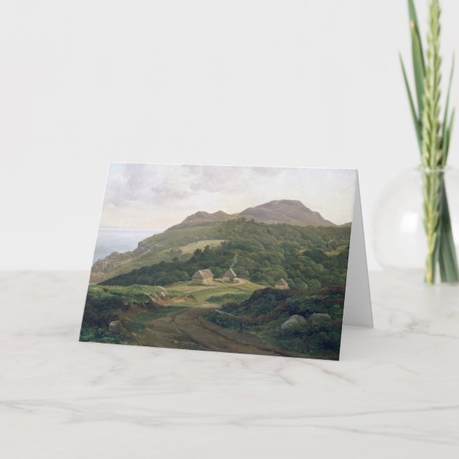 Tarjeta En la costa sueca, 1828 (Anverso)