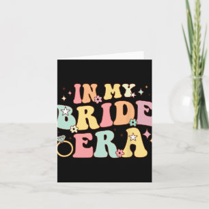 Tarjeta En la era de mi novia Groovy Boda de Bachelet
