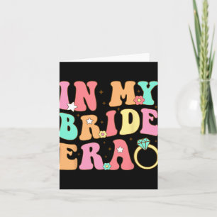 Tarjeta En la era de mi novia Groovy Boda de Bachelet