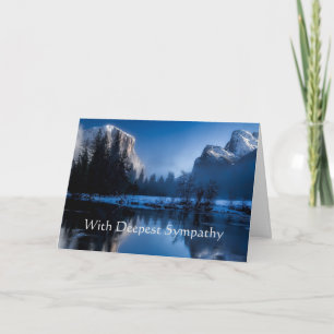 Tarjeta En la más profunda simpatía por las montañas del r