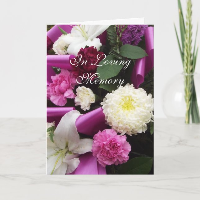 Tarjeta En la memoria amorosa (Anverso)