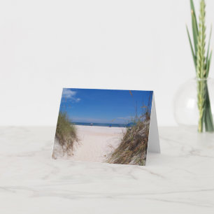 Tarjeta ¡En la playa!