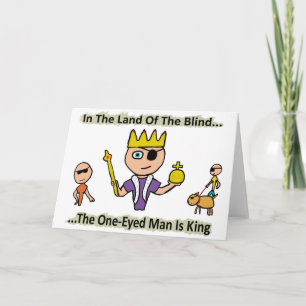 Tarjeta En La Tierra De Los Ciegos
