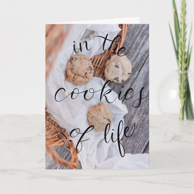 Tarjeta En Las Galletas De La Vida, Las Hermanas Son El Ch (Anverso)