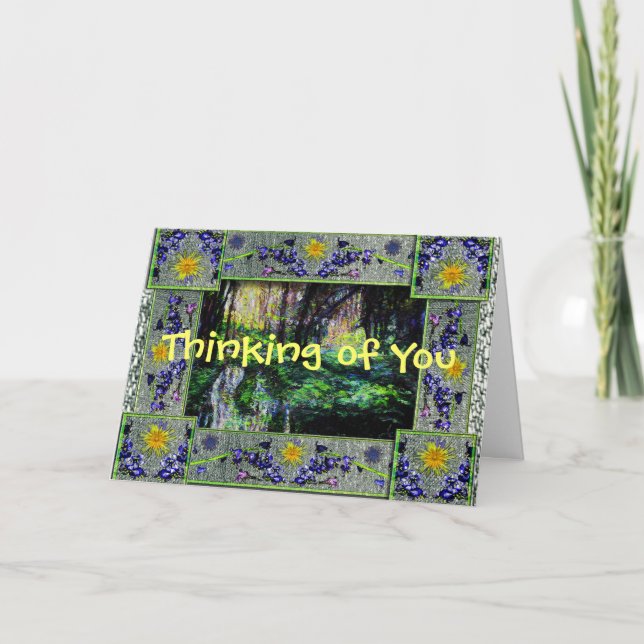 Tarjeta En los bosques (Anverso)