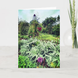 Tarjeta En los jardines