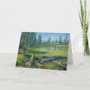 Tarjeta "En Marshes Edge"