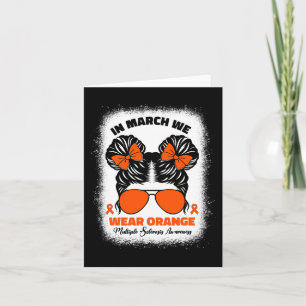 Tarjeta En Marzo Usamos La Naranja Ms Multiple Sclerosis A