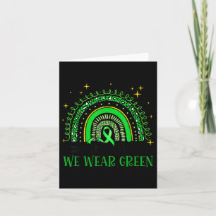 Tarjeta En Mayo Usamos El Boho Verde El Arcoiris La Salud