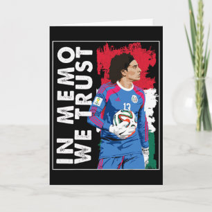 Tarjeta En Memo Ochoa Confiamos Fútbol Mexicano