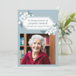 Tarjeta En Memoria Amorosa Servicio Memorial de Foto Hermo