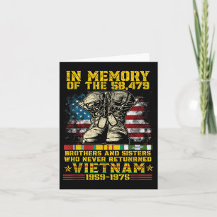 Tarjeta En Memoria De Los 58479 Hermanos Y Hermanas De Vie