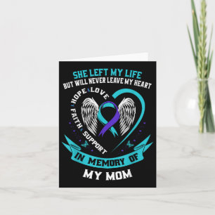 Tarjeta En Memoria De Mi Mamá Pérdida De Madre Conciencia 