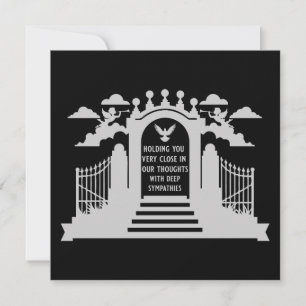Tarjeta En memoria regalo funerario