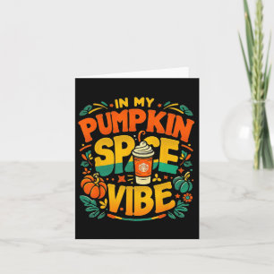 Tarjeta En mi calabaza Spice Vibe Halloween