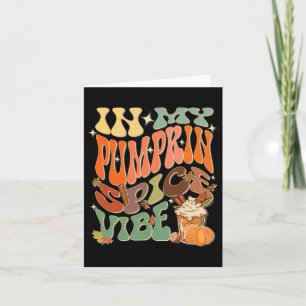 Tarjeta En mi calabaza Spice Vibe Halloween Fa de Acción d