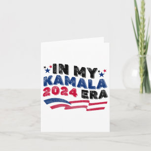 Tarjeta En mi diseño de apoyo político de la era Kamala 20