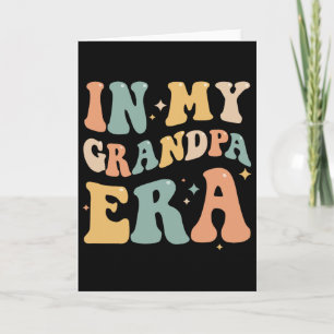 Tarjeta En Mi Época De Abuelo Amante Retro Groovy Papa Div