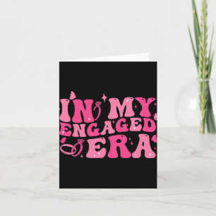 Tarjeta En mi época de compromiso Groovy Bride Bachelorett