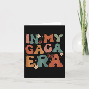 Tarjeta En mi época de Gaga cumpleaños, madre de familia d