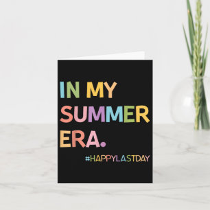 Tarjeta En Mi Época De Verano Rompimiento De Verano Fin De